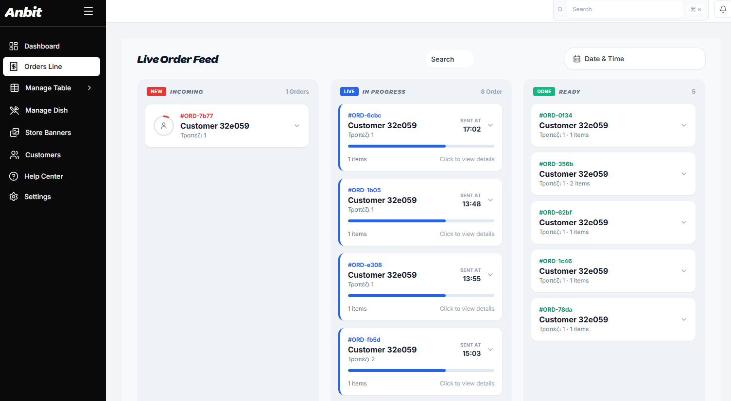 Anbit Merchant Dashboard Preview